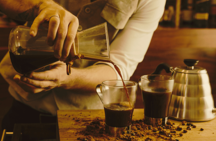 Proceso del Café Borbón proceso